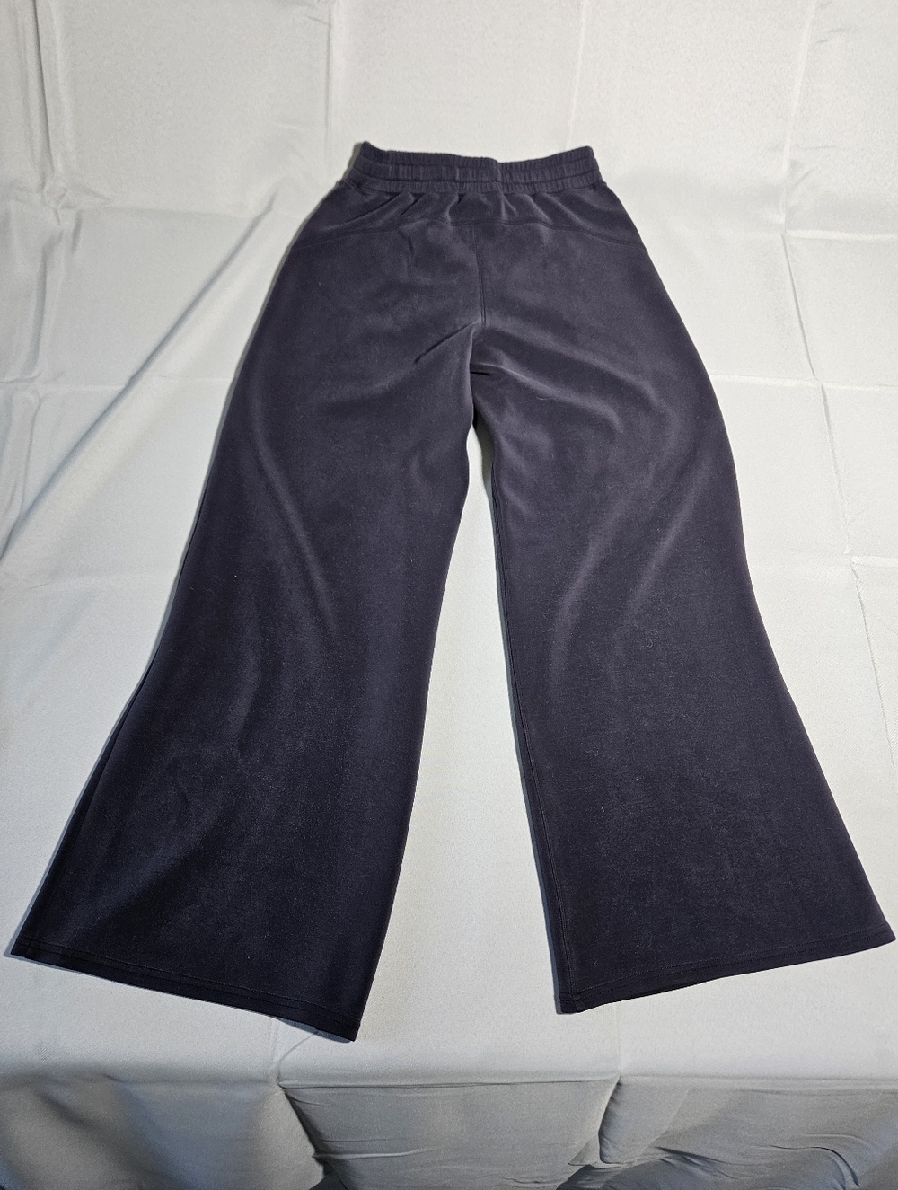 Spanx AirEssentials Wide Leg Pants Navy Lounge Trousers Travel Size Small - Picture 4 of 6